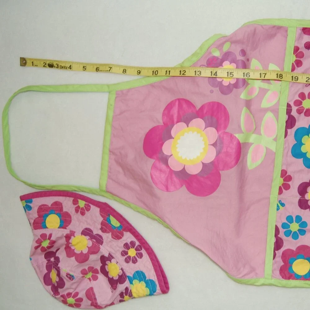 Midwest Gloves & Gear, Toddler (Ages: 3-12), Garden/Arts Apron & Bucket Hat Set